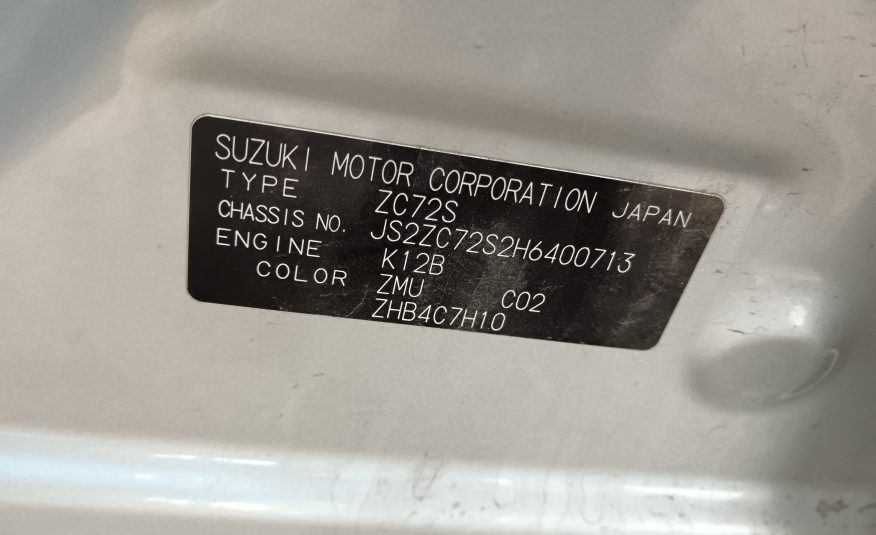SUZUKI SWIFT 2016