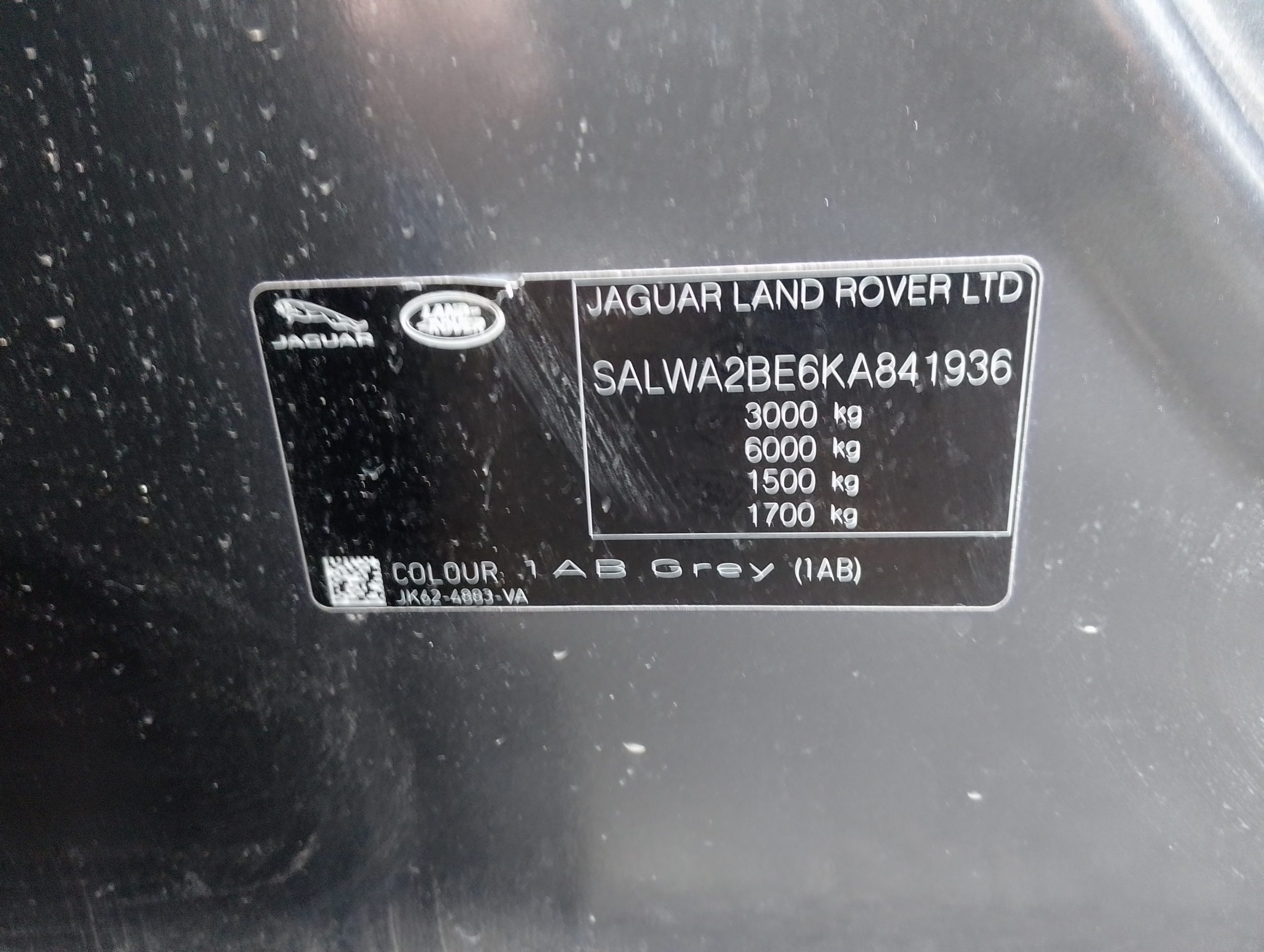 LAND ROVER RANGE ROVER 2019