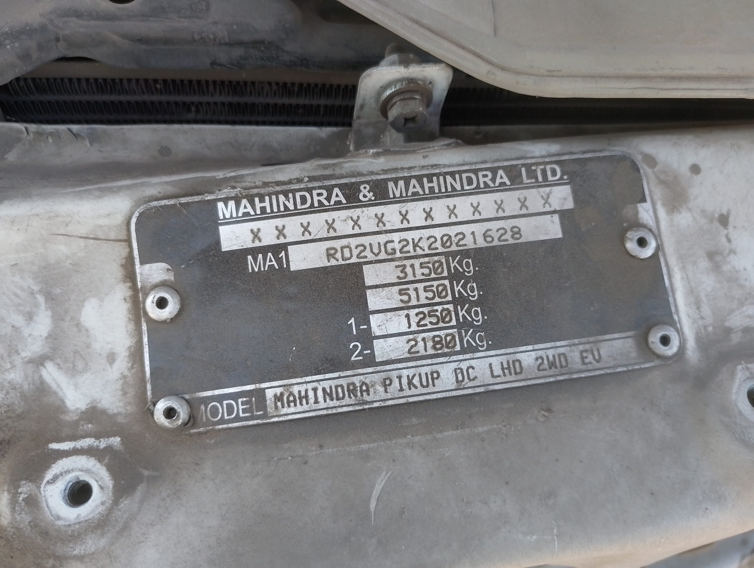 MAHINDRA PICK UP 2020