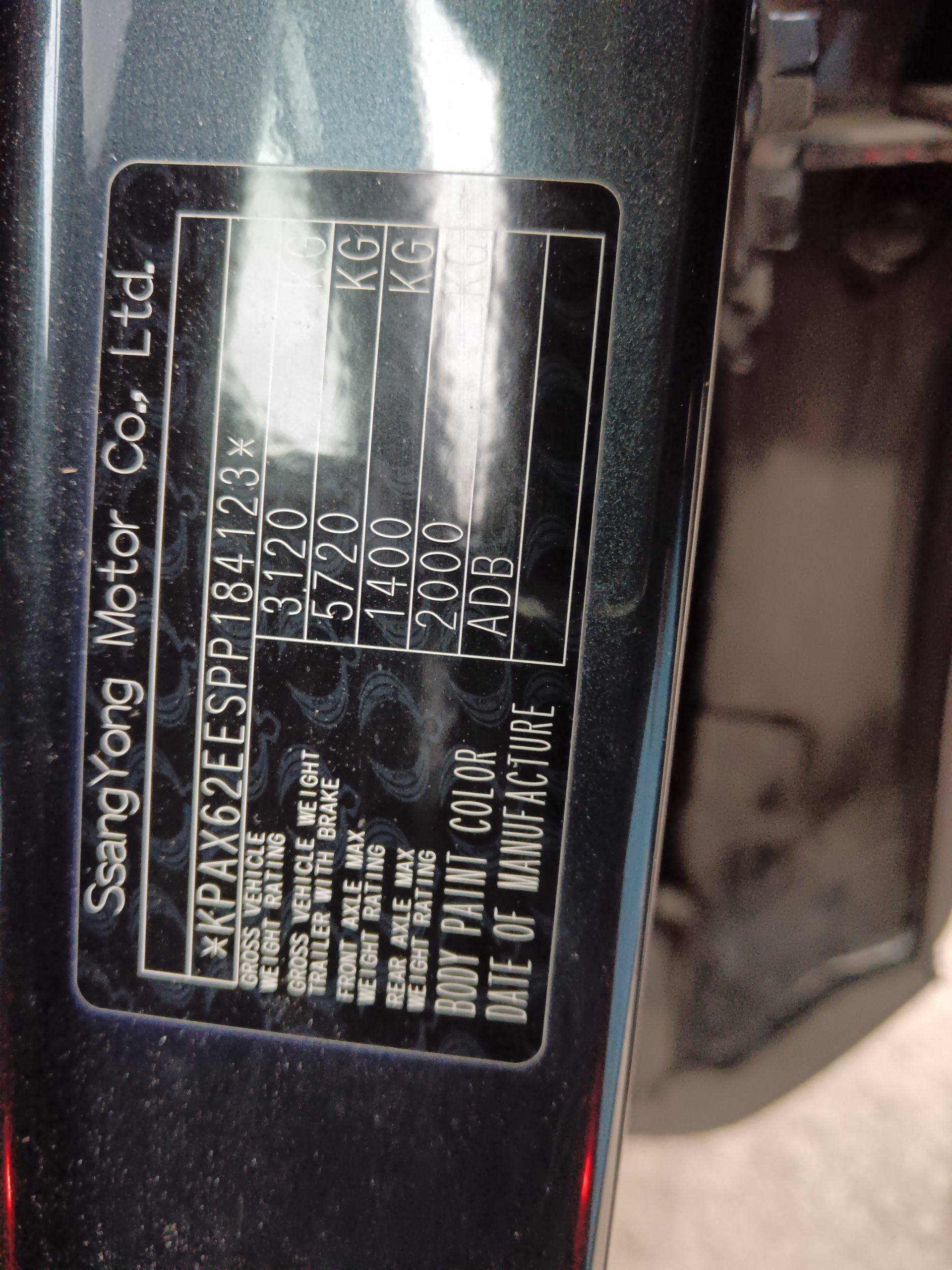 SSANGYONG MUSSO 2023