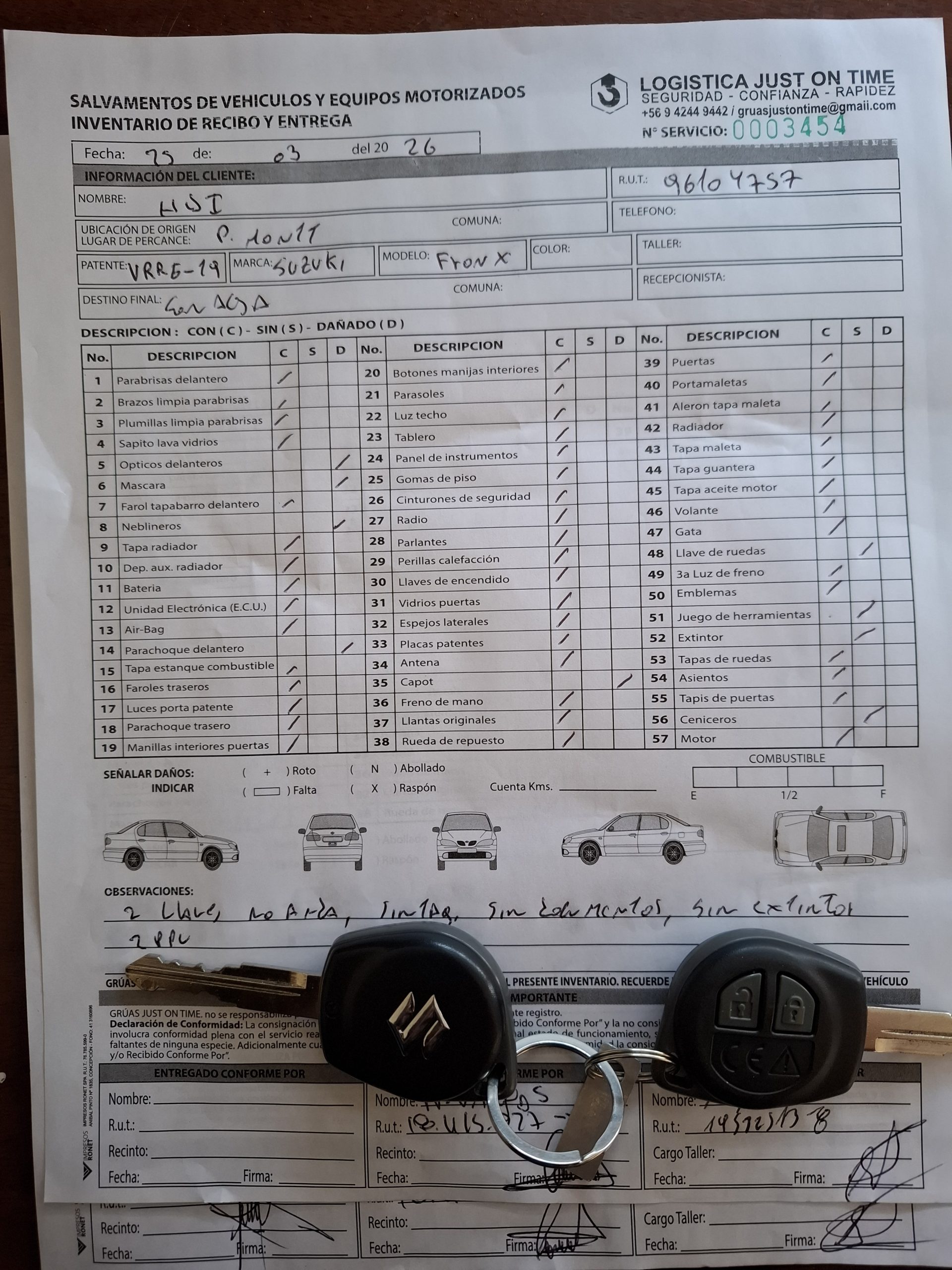 SUZUKI FRONX 2026