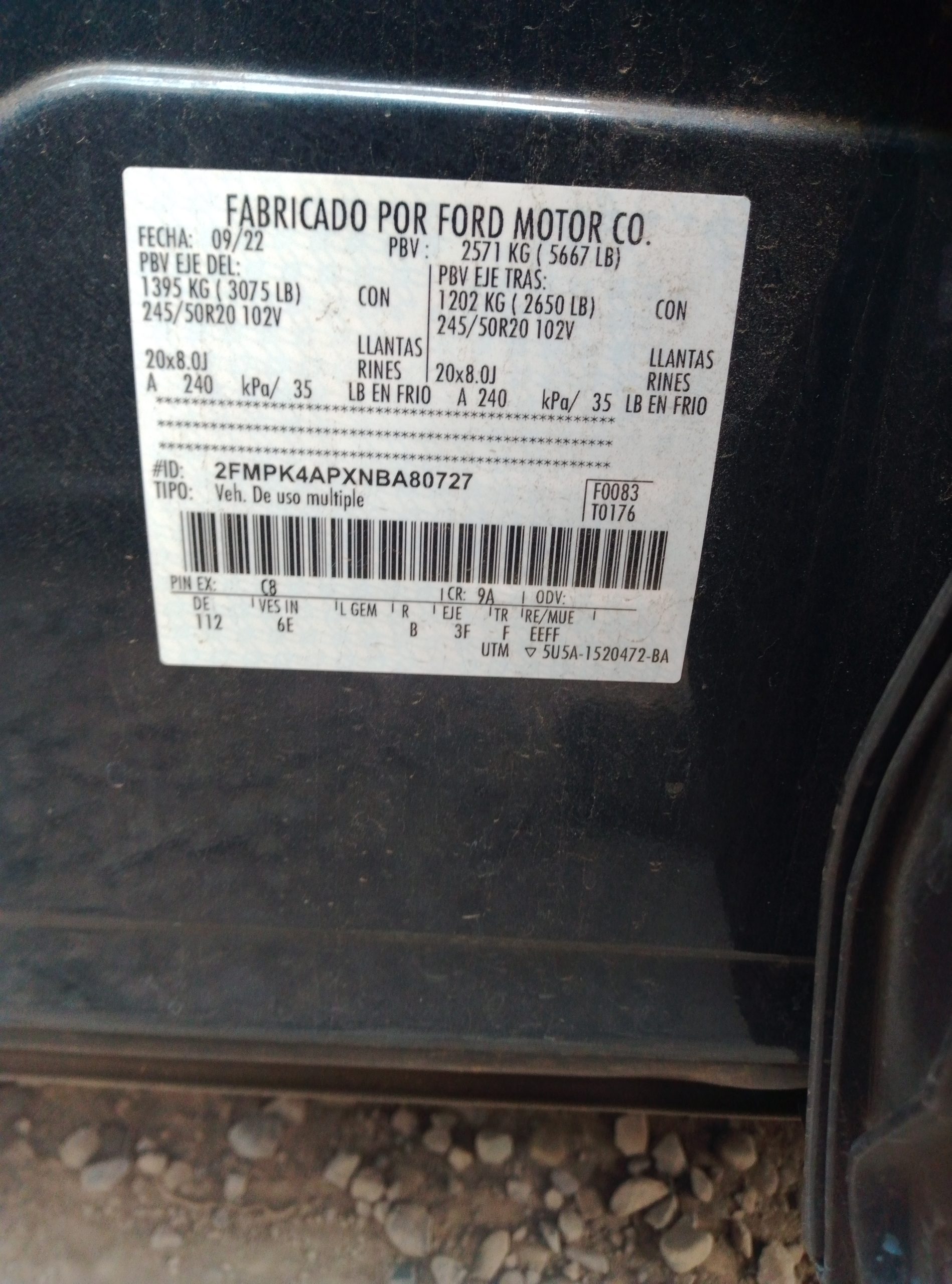 FORD EDGE 2023