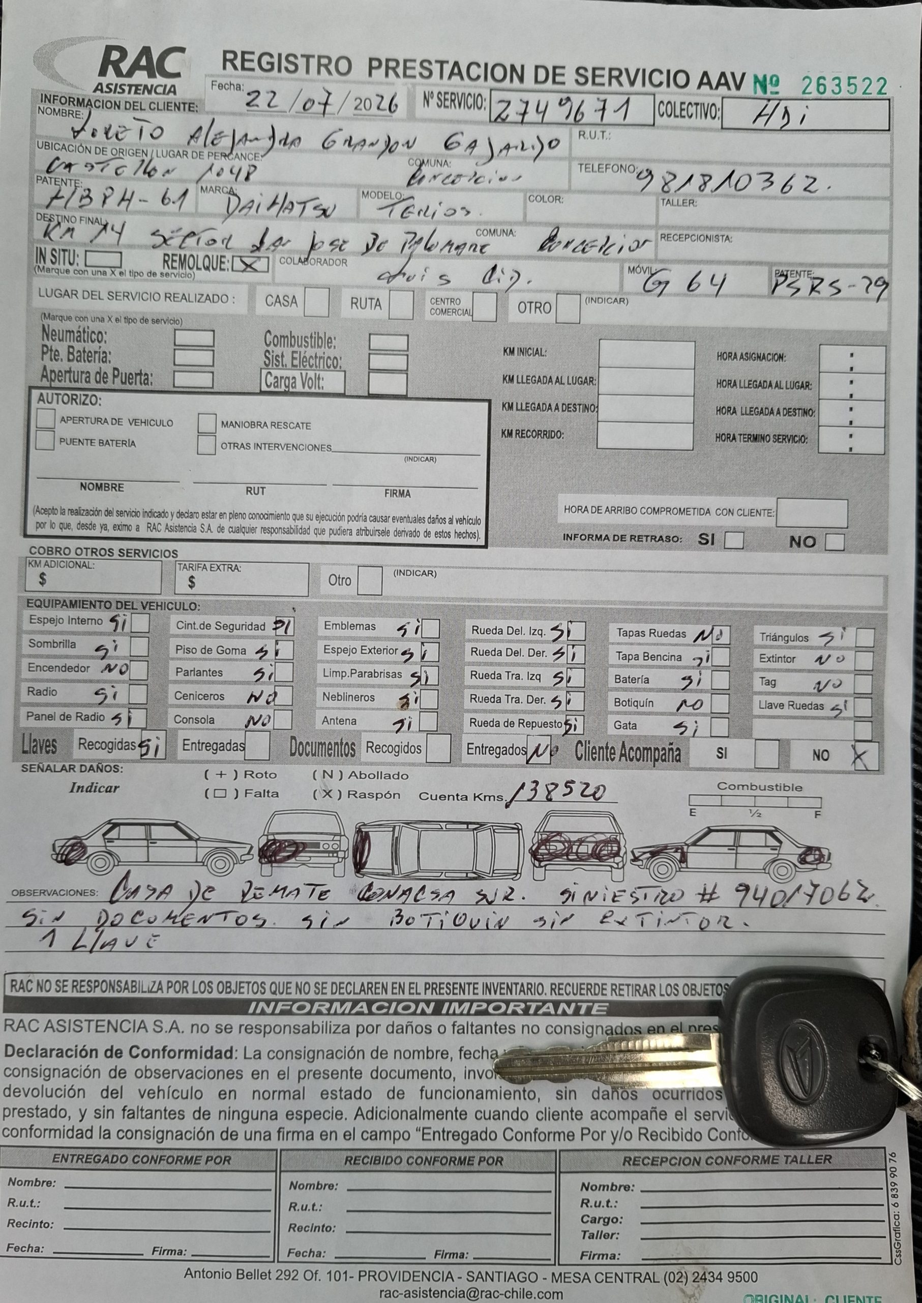DAIHATSU TERIOS 2015