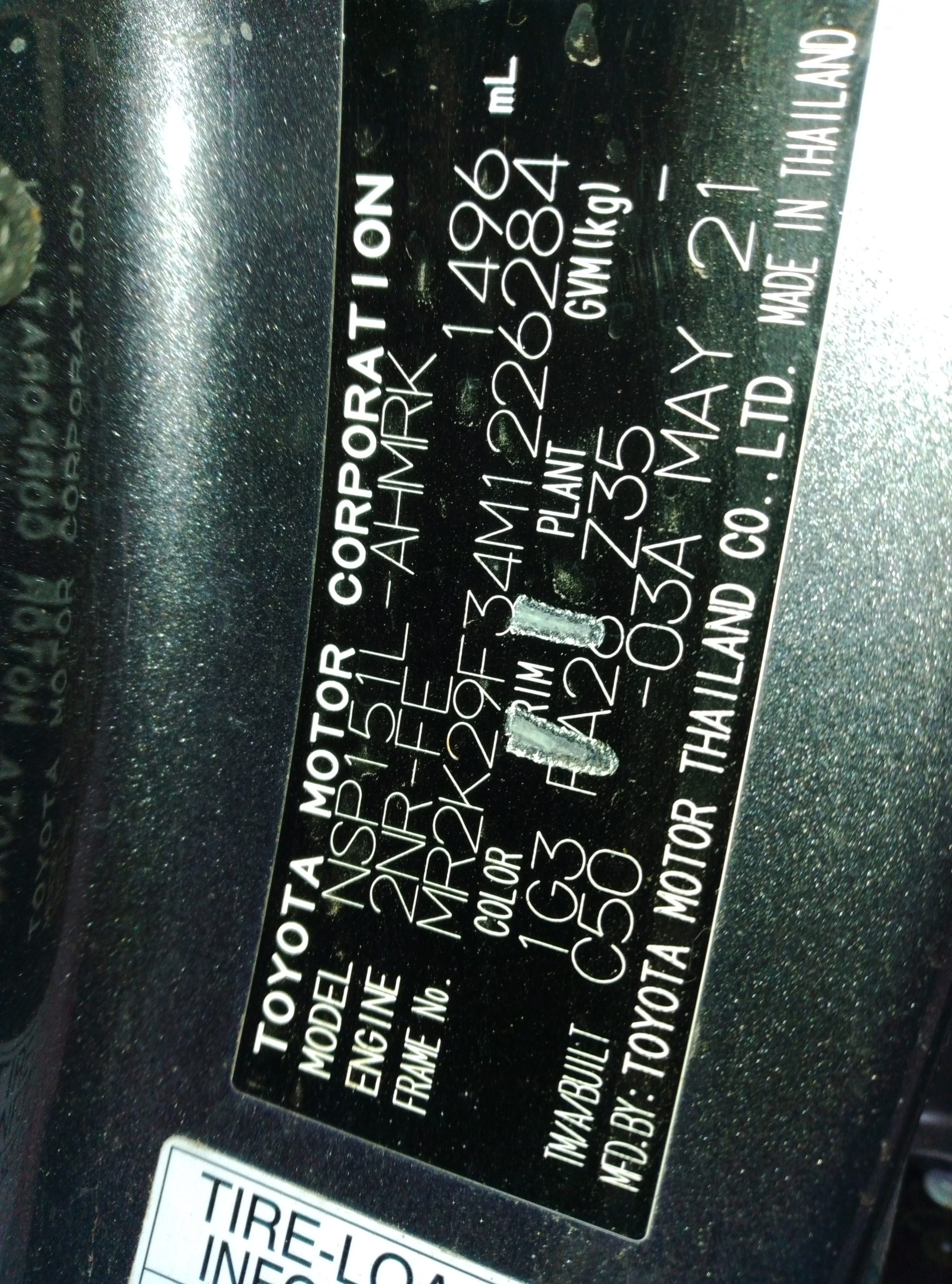 TOYOTA YARIS 2021