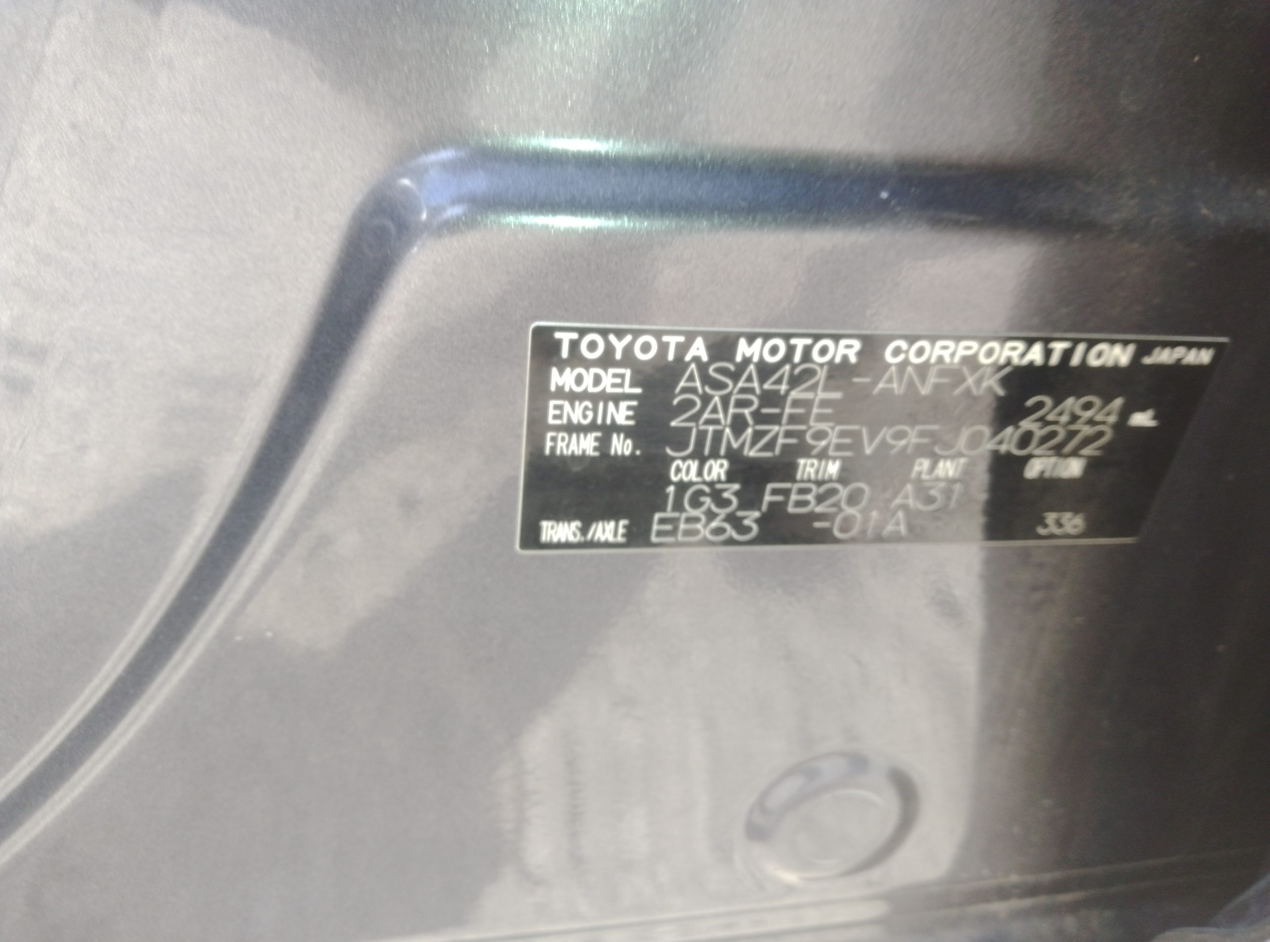 TOYOTA RAV 4 2015