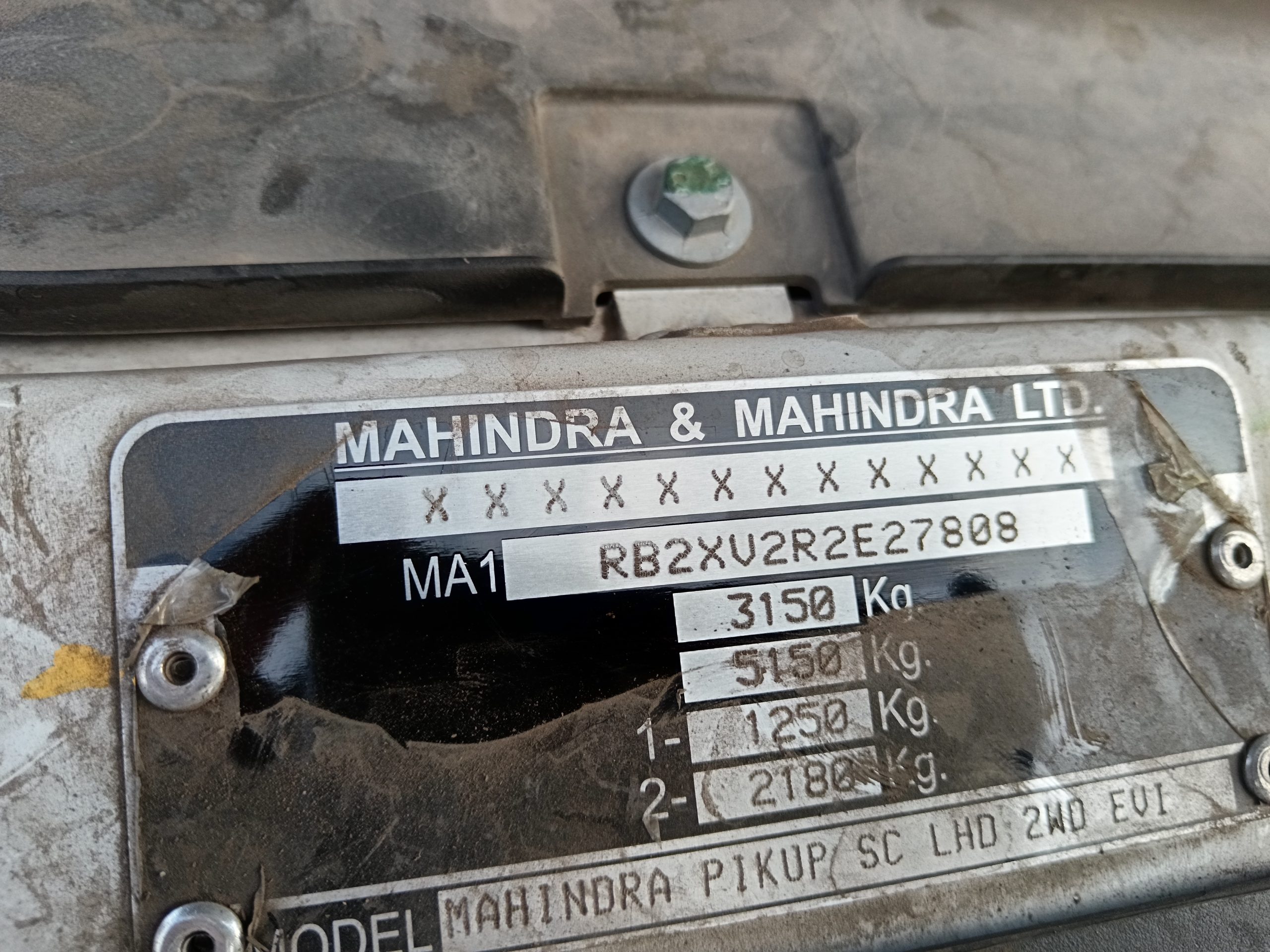MAHINDRA PICK UP 2025